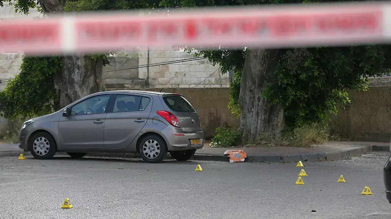 זירת רצח הנער ברמלה, יוני 2015 זירת רצח הנער ברמלה, יוני 2015