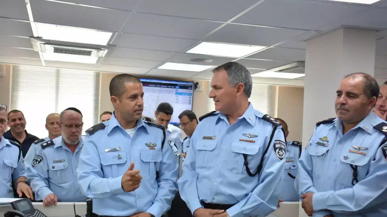 טקס חניכת מוקד 110 של המשטרה, יוני 2015 טקס חניכת מוקד 110 של המשטרה, יוני 2015