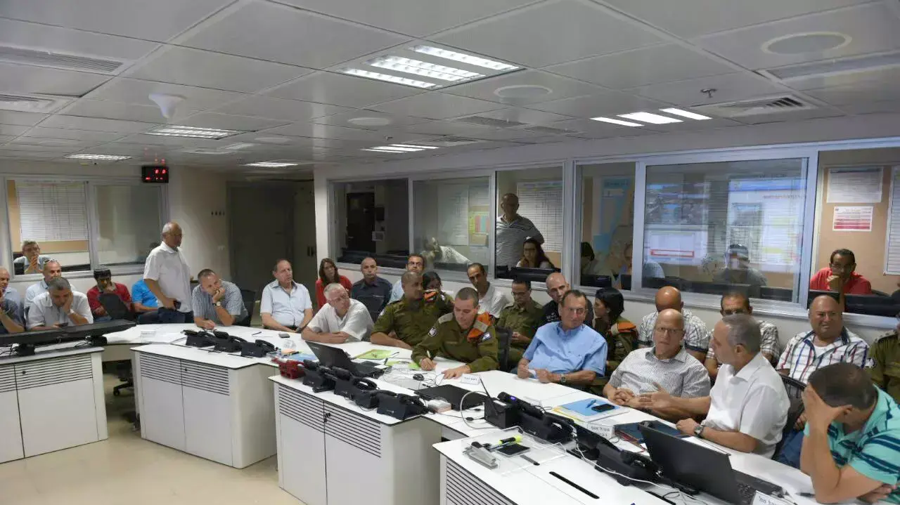 חמ"ל החירום העירוני של עיריית תל אביב כחלק מתרגיל עורף לאומי, 2 ביוני 2015 חמ"ל החירום העירוני של עיריית תל אביב כחלק מתרגיל עורף לאומי, 2 ביוני 2015