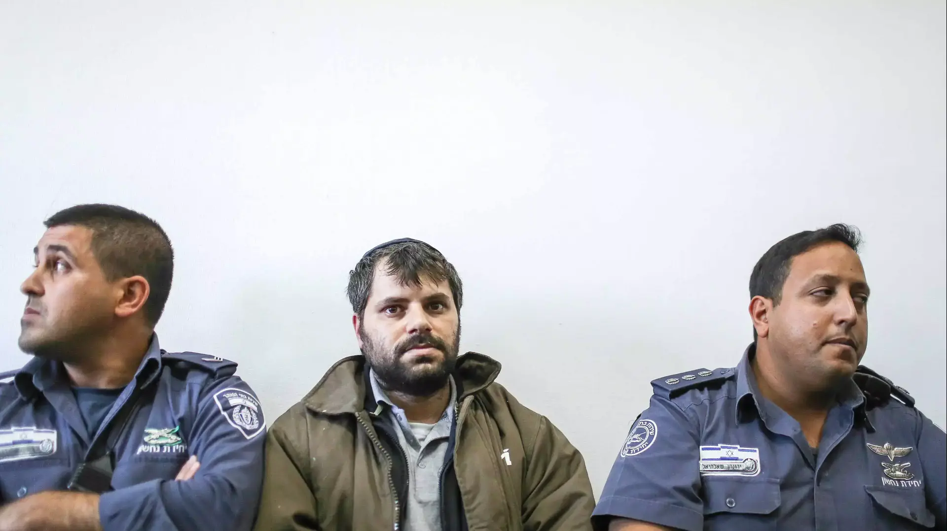 הנאשם ברצח מוחמד אבו חדיר, יוסף חיים בן דוד, בבית המשפט החוזי בירושלים, יוני 2015