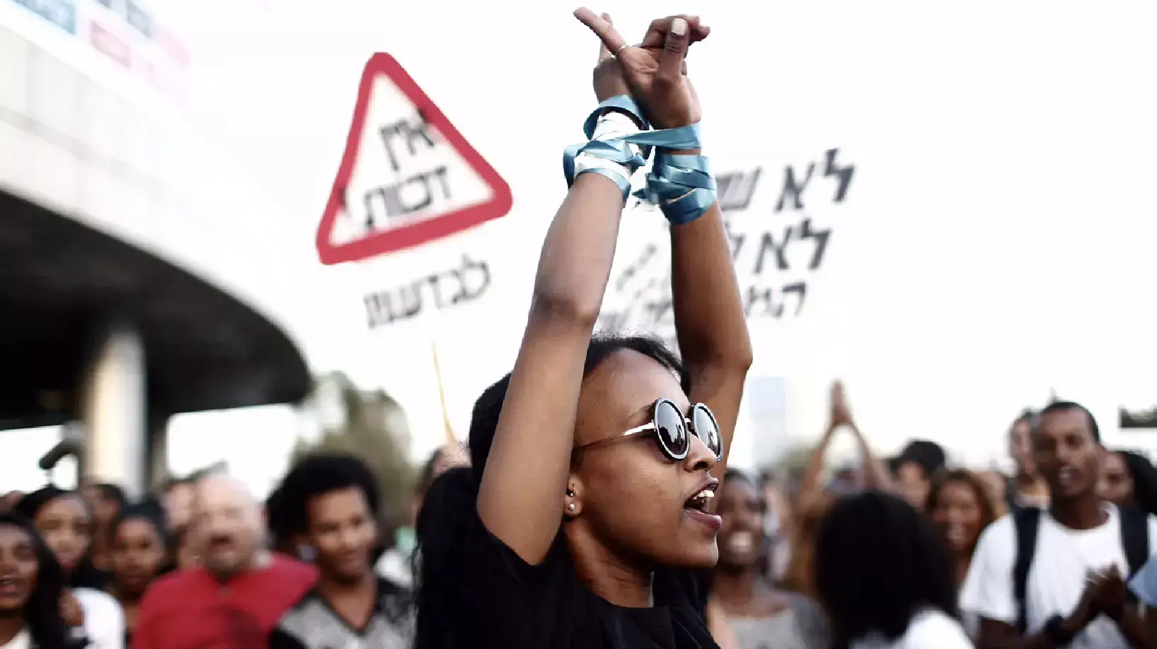 הפגנת בני העדה האתיופית, 3 ביוני 2015 הפגנת בני העדה האתיופית, 3 ביוני 2015