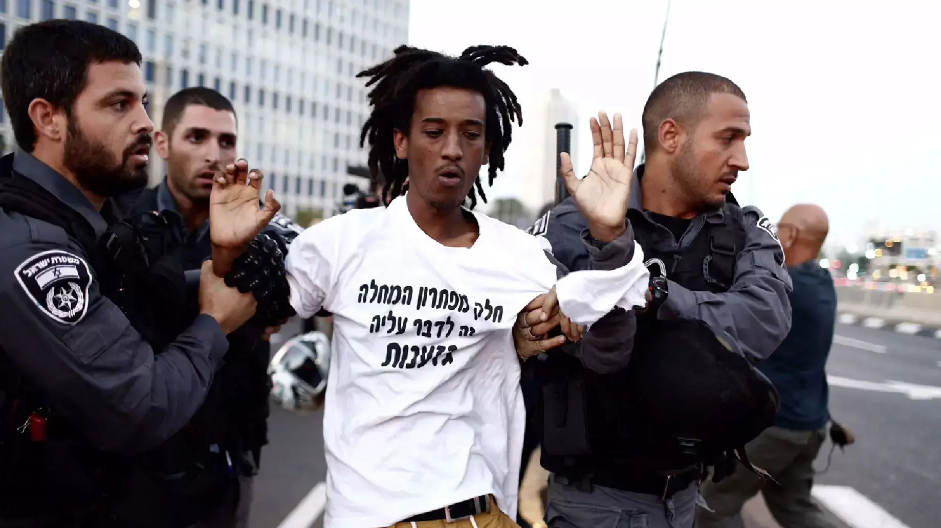 הפגנת בני העדה האתיופית, 3 ביוני 2015 הפגנת בני העדה האתיופית, 3 ביוני 2015