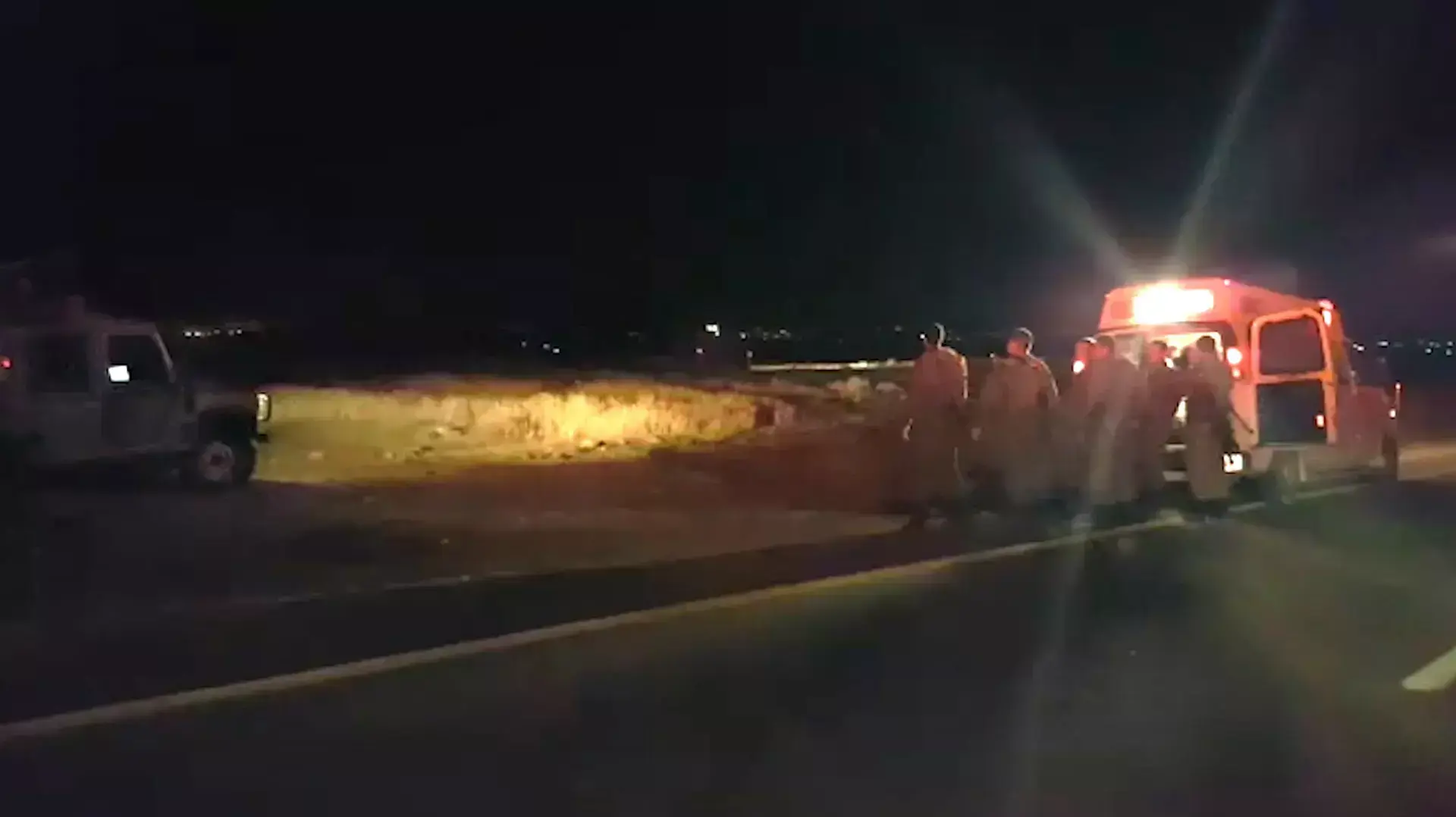 וידיאו לדסק: פצוע קשה בתאונת פגע וברח בדרום הר חברון