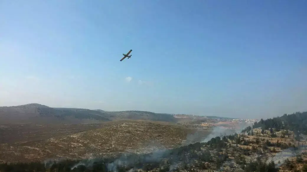 שריפה בגבעות גוש עציון, יוני 2015 שריפה בגבעות גוש עציון, יוני 2015