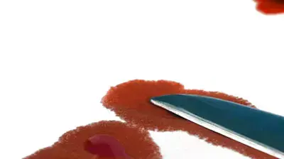 אילוסטרציה דקירה רצח אלימות דם סכין סכינים דקירות