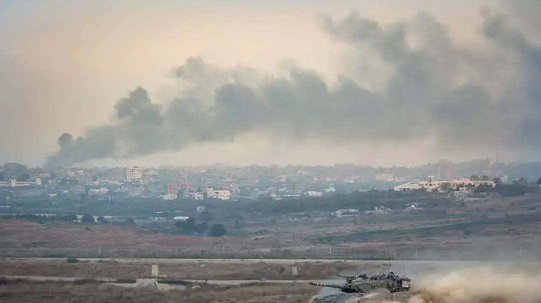 טנק של חטיבה 7 ברצועת עזה במבצע צוק איתן, קיץ 2014 טנק של חטיבה 7 ברצועת עזה במבצע צוק איתן, קיץ 2014