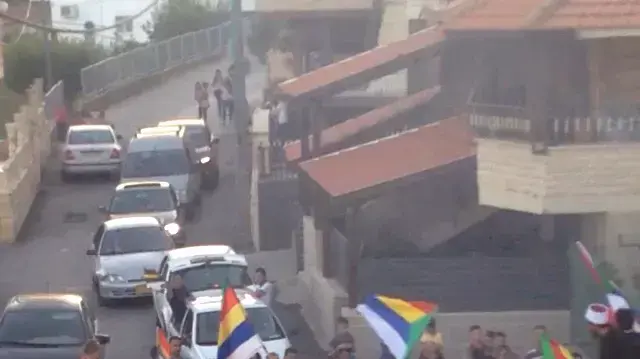 הפגנה של הדרוזים בישראל למען אחיהם בסוריה הפגנה של הדרוזים בישראל למען אחיהם בסוריה