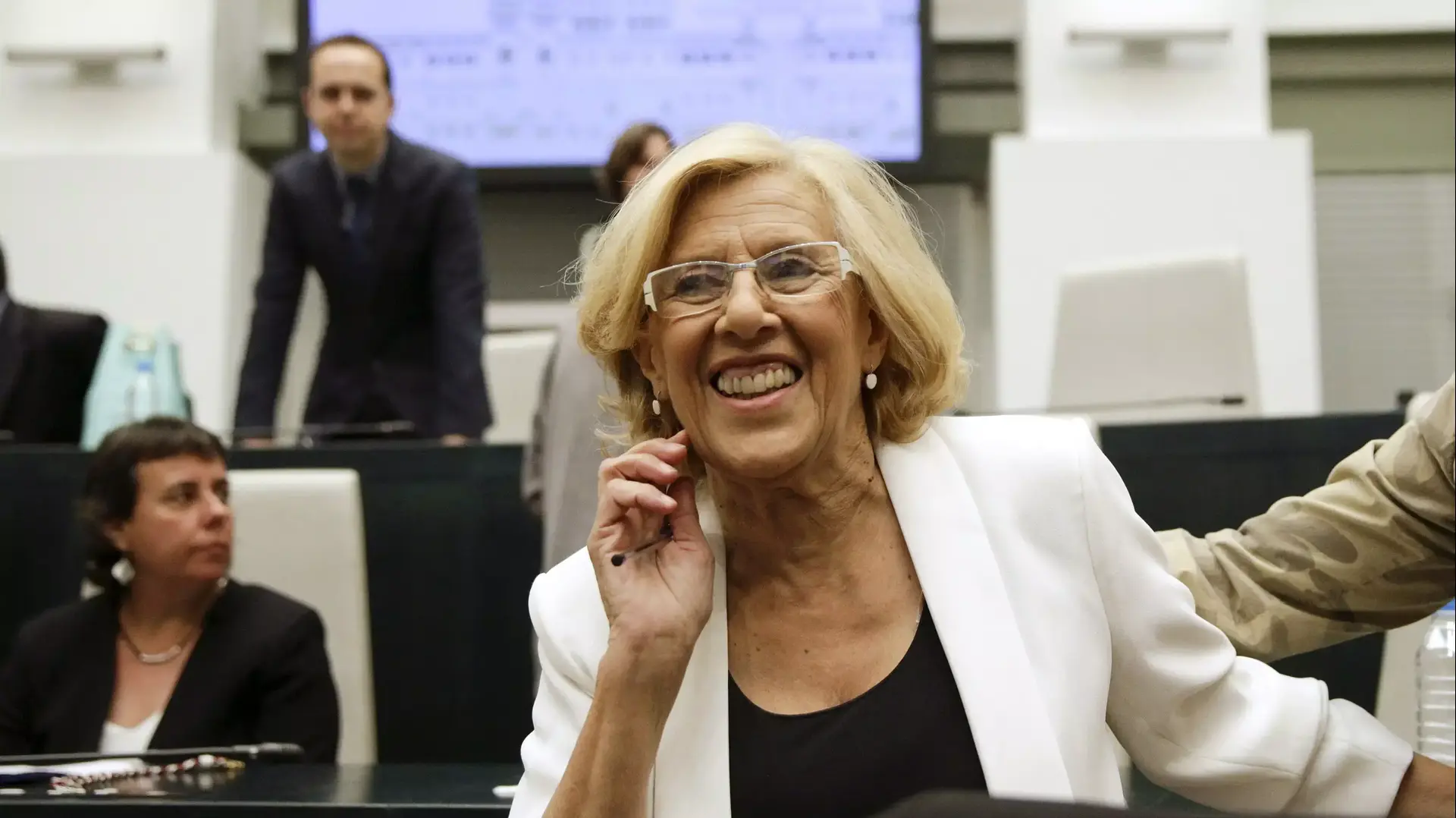 ראשת העיר החדשה של מדריד, מנואל הכרמנה, 14 ביוני 2015 ראשת העיר החדשה של מדריד, מנואל הכרמנה, 14 ביוני 2015