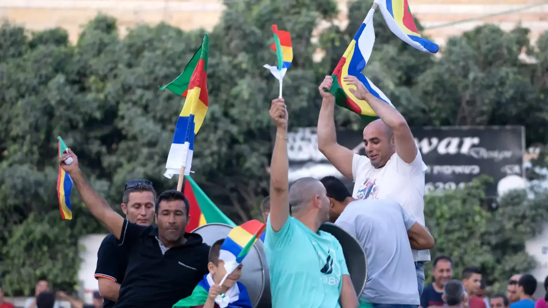 הפגנת הדרוזים למען בני משפחותיהם בסוריה , כפר ירכא, 14 ביוני 2015 הפגנת הדרוזים למען בני משפחותיהם בסוריה , כפר ירכא, 14 ביוני 2015