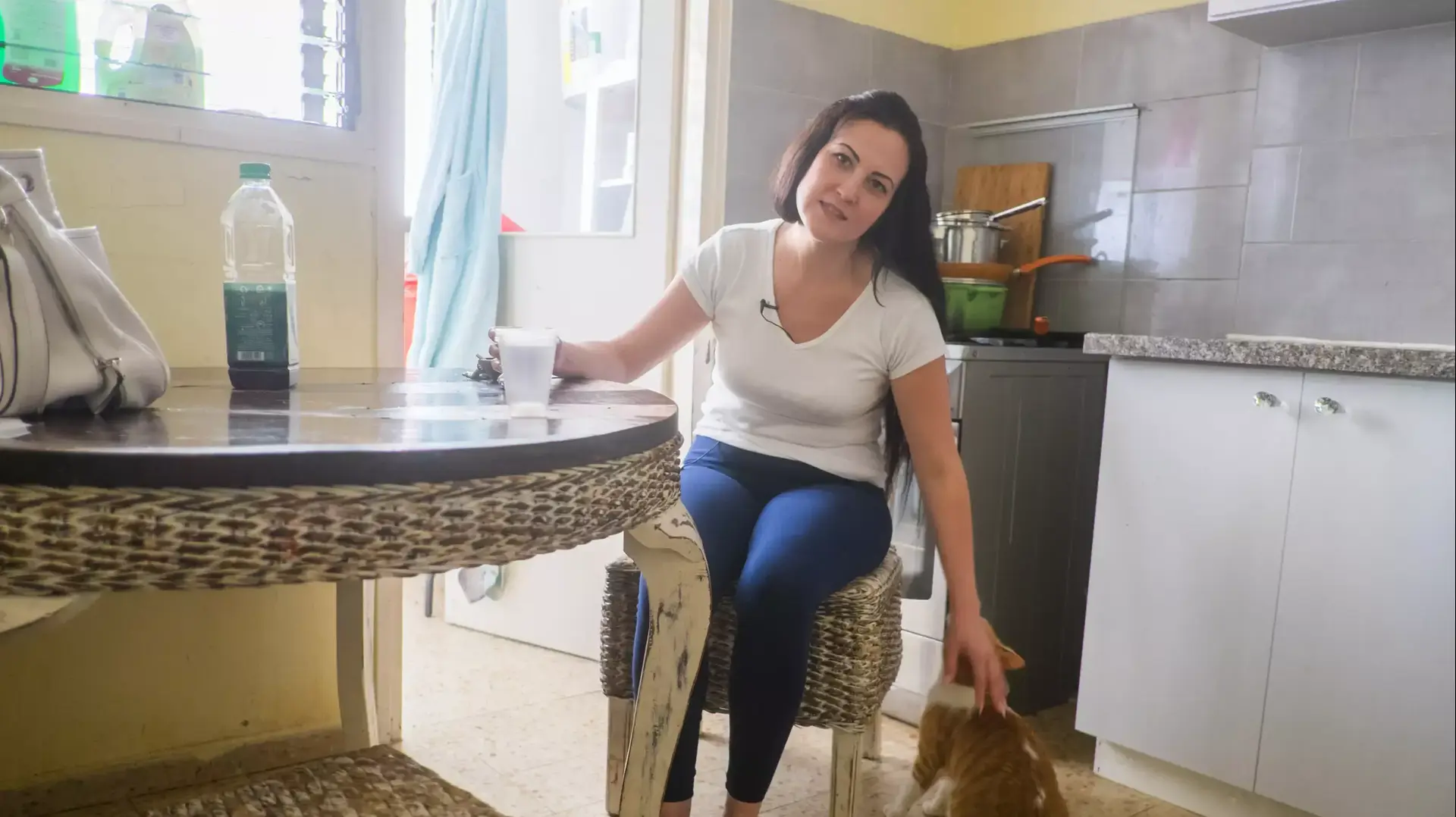 ורוניקה לבקוביץ', בביתה בראשון לציון, יוני 2015 ורוניקה לבקוביץ', בביתה בראשון לציון, יוני 2015