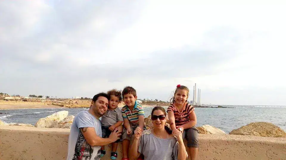 משפחת גרינברג, יוני 2015 משפחת גרינברג, יוני 2015