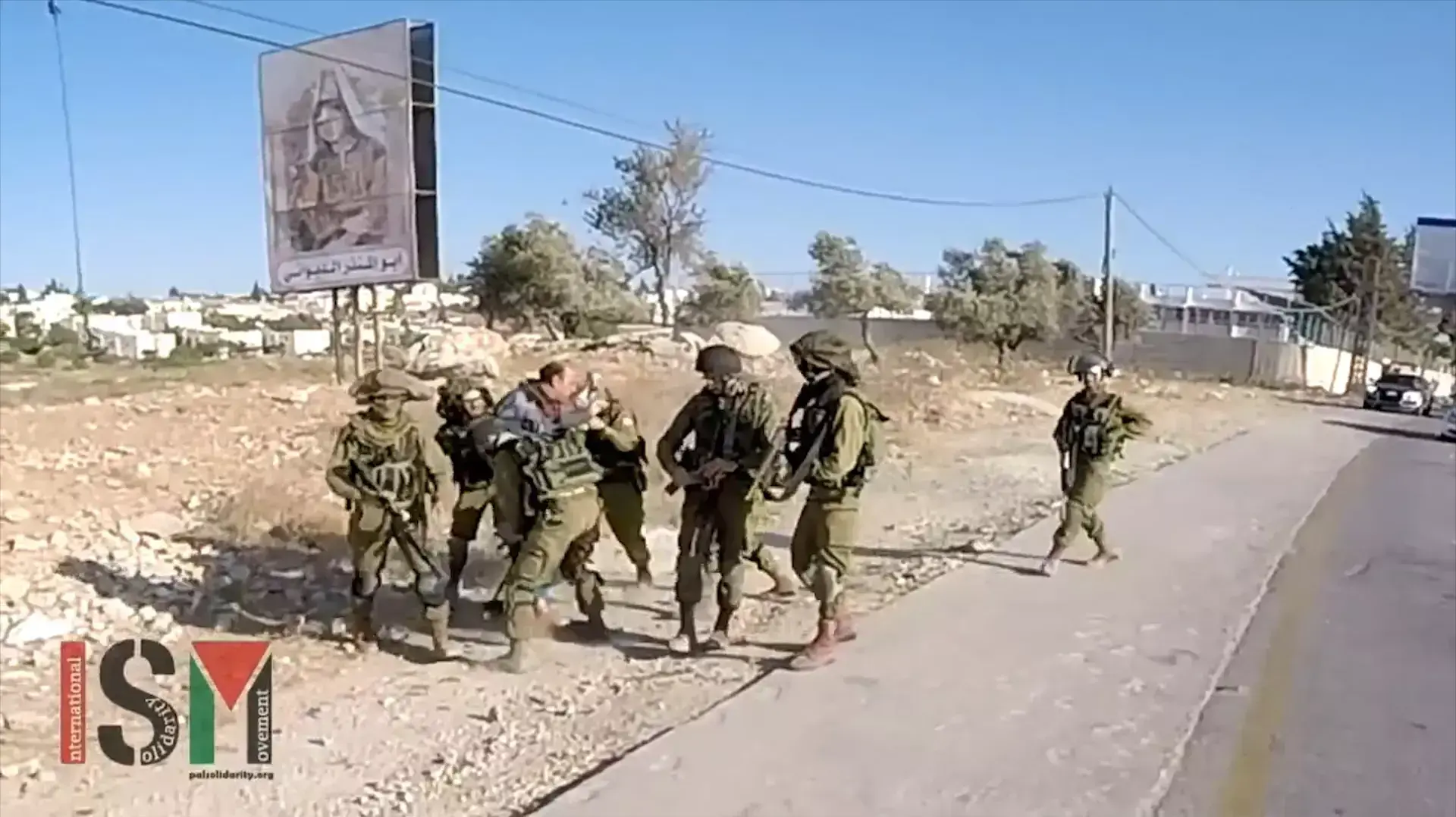 הכאת הפלסטיני בג'ילזון - התיעוד המלא