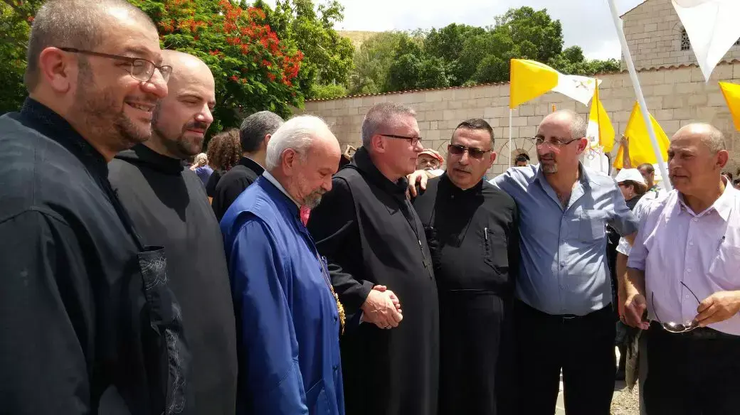 עצרת הזדהות עם כנסיית הלחם והדגים בכפר נחום, 20 ביוני 2015 עצרת הזדהות עם כנסיית הלחם והדגים בכפר נחום, 20 ביוני 2015