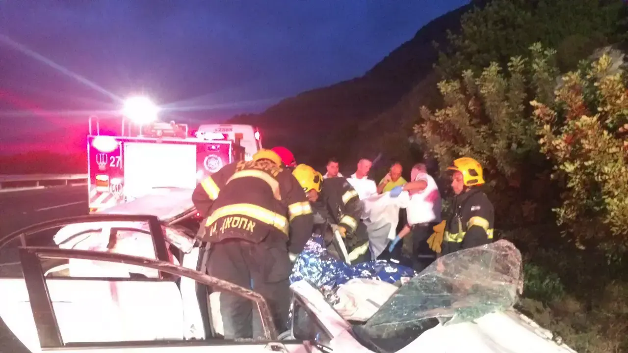 תאונת דרכים בכניסה לנחף 21 יוני 2015 תאונת דרכים בכניסה לנחף 21 יוני 2015