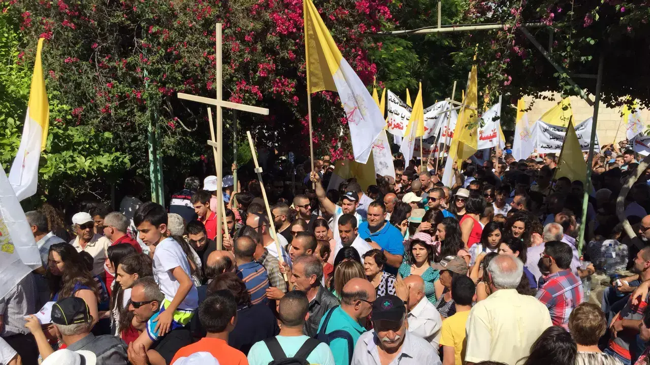 עצרת תפילה בכנסיית הלחם והדגים, יוני 2015