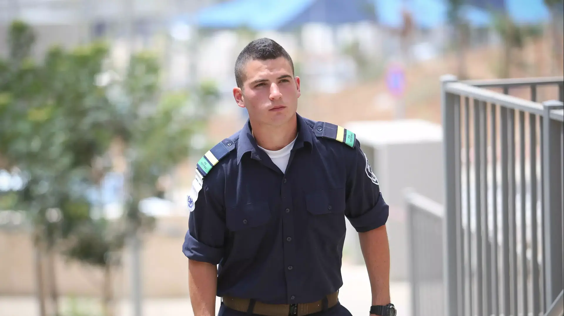רועי אברהמי, הבן של רס"ל יוסף אברהמי מהרוגי הלינץ' ברמאללה, יוני 2015 רועי אברהמי, הבן של רס"ל יוסף אברהמי מהרוגי הלינץ' ברמאללה, יוני 2015