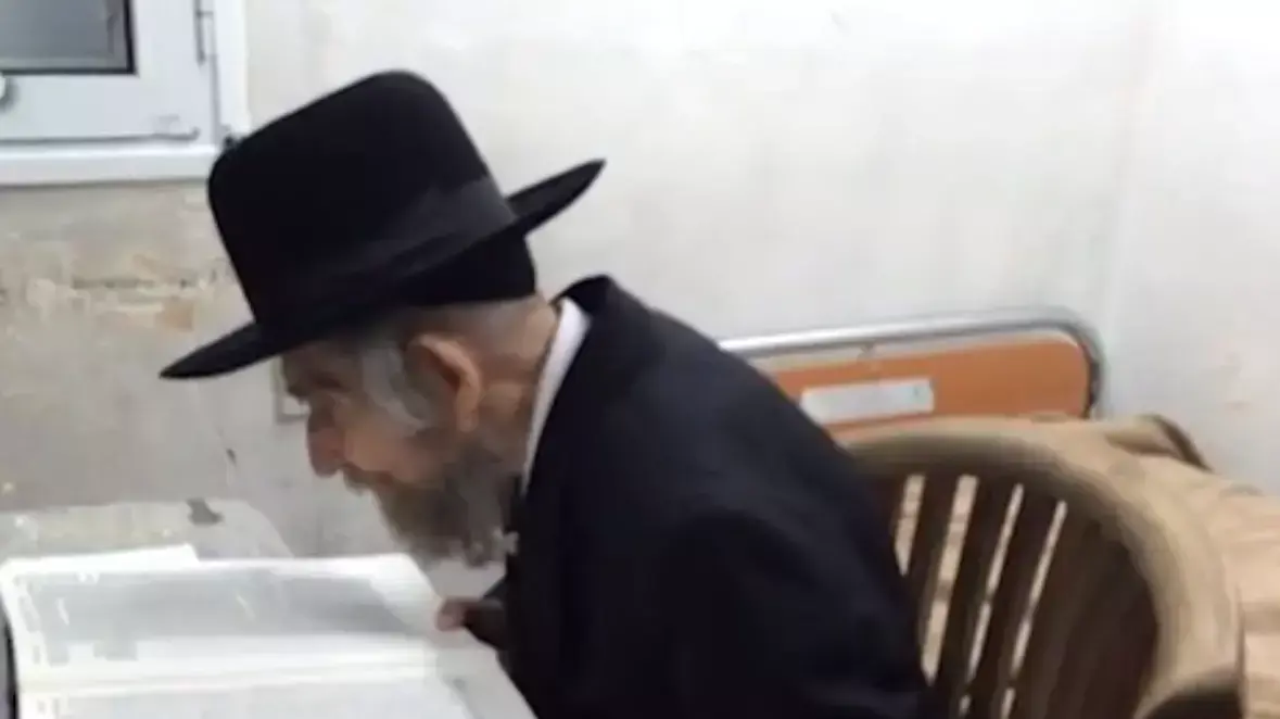 הרב שטיינמן לומד תורה 