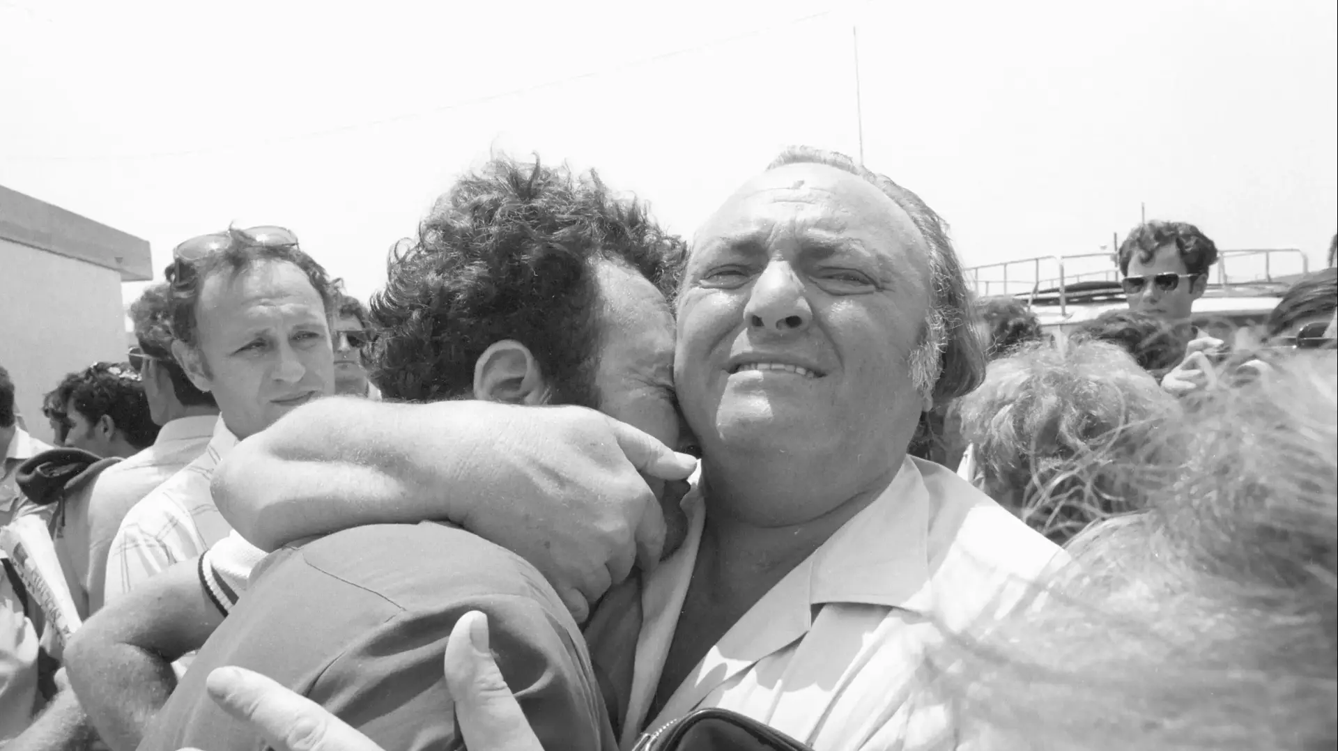 קבלת הפנים לחטופים ממבצע יונתן (אנטבה) 04.07.76