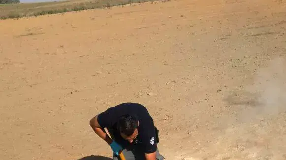 רקטה נפלה בשטח פתוח במועצה אזורית אשכול 03 יולי 2015 רקטה נפלה בשטח פתוח במועצה אזורית אשכול 03 יולי 2015