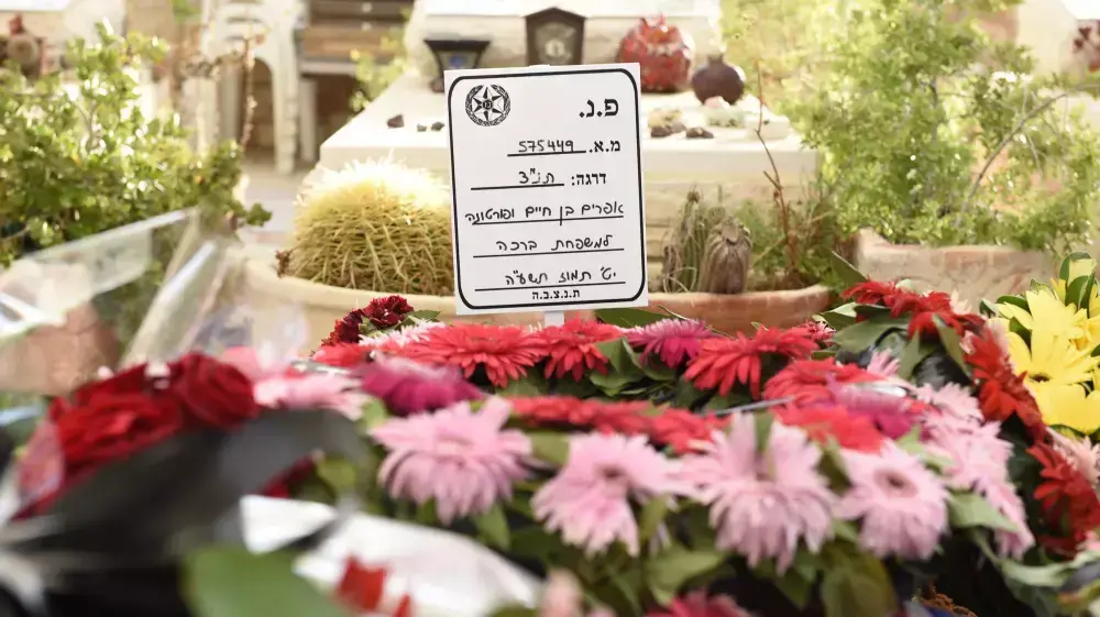 קברו של אפרים ברכה, 6 יולי 2015 קברו של אפרים ברכה, 6 יולי 2015