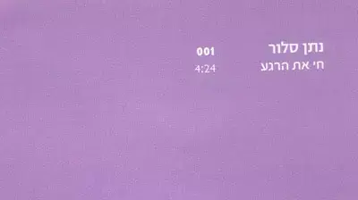 נתן סלור חי את הרגע (אינקובטור) נתן סלור חי את הרגע (אינקובטור)
