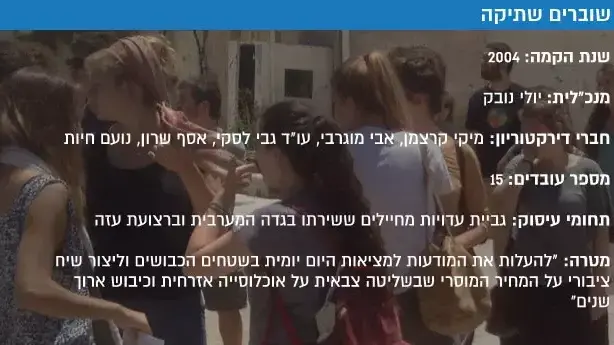 שוברים שתיקה שוברים שתיקה