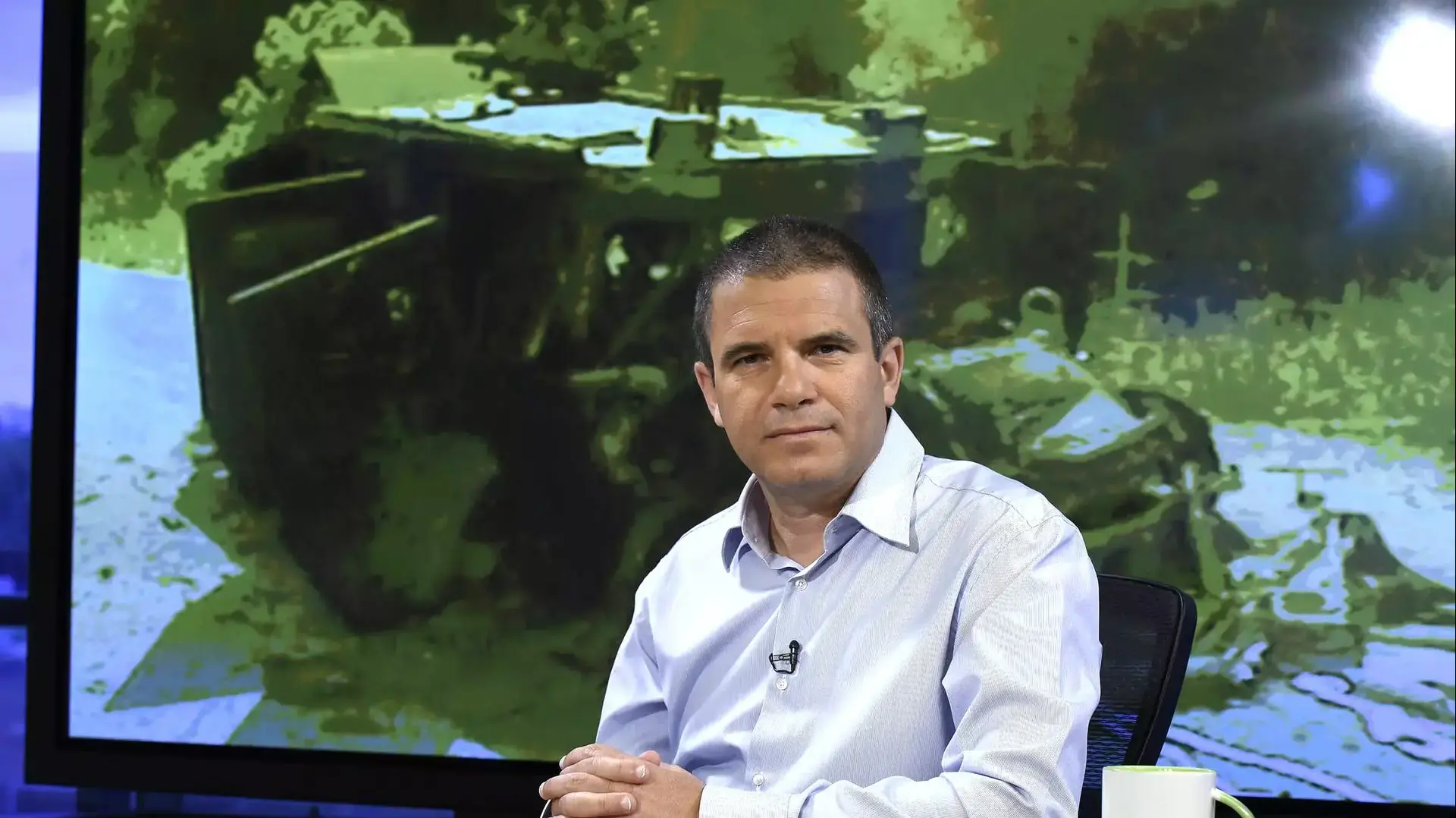 תא"ל במיל' גל הירש באולפן וואלה!NEWS, יולי 2015