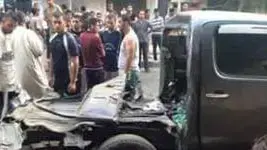 פיצוצים ברכבים ממלוכדים של אנשי חמאס בשכונת שייח' רדואן בעיר עזה פיצוצים ברכבים ממלוכדים של אנשי חמאס בשכונת שייח' רדואן בעיר עזה