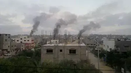 פיצוצים ברכבים ממלוכדים של אנשי חמאס בשכונת שייח' רדואן בעיר עזה פיצוצים ברכבים ממלוכדים של אנשי חמאס בשכונת שייח' רדואן בעיר עזה