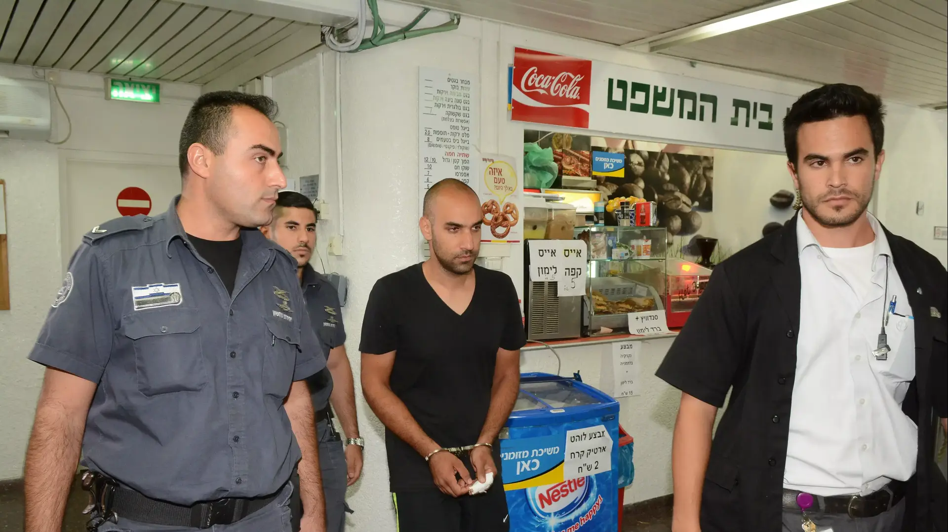 הארכת מעצר לחן יצחקיאן שדרס בחורה על חוף הים בחדרה, בית המשפט בחדרה. יולי 2015