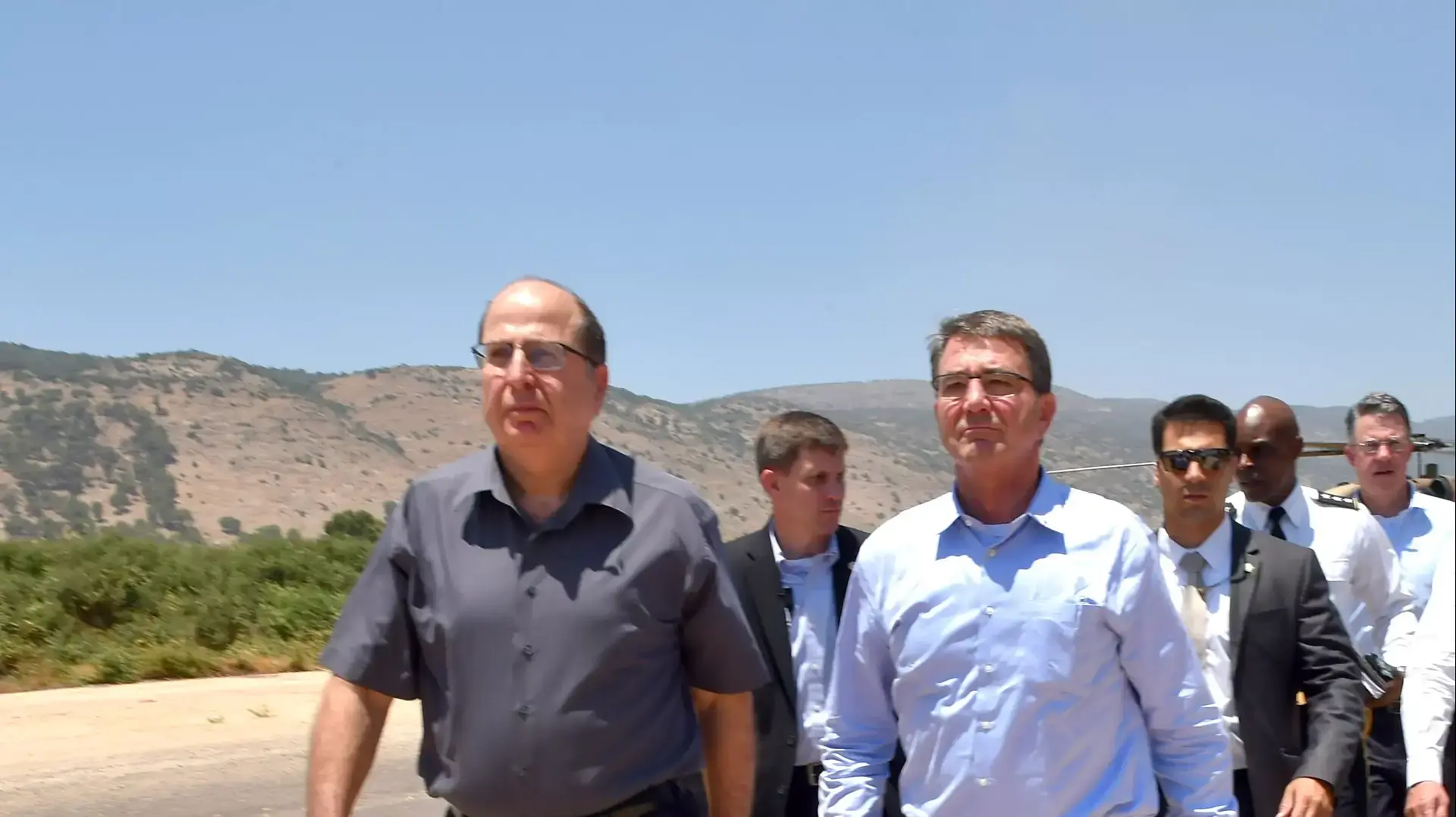 שר החוץ משה יעלון ושר ההגנה האמריקני אשטון קרטר, 20 ביולי 2015 שר החוץ משה יעלון ושר ההגנה האמריקני אשטון קרטר, 20 ביולי 2015