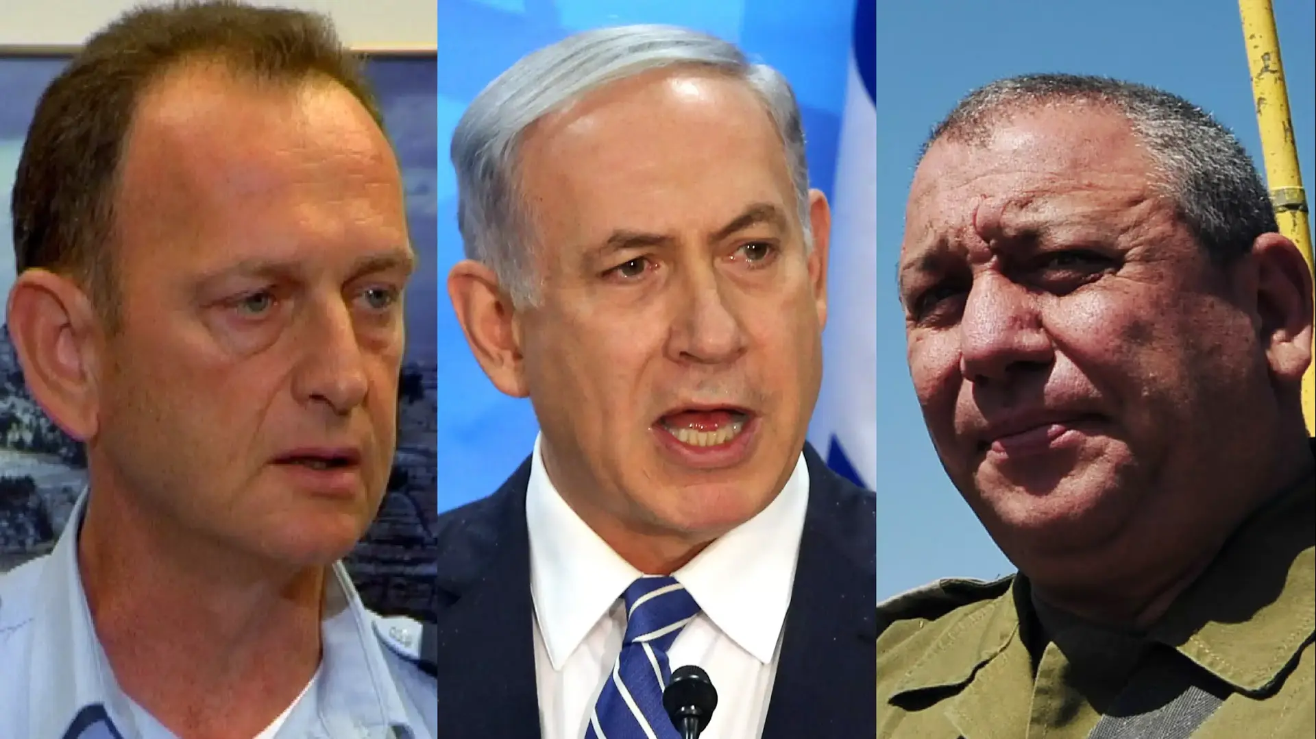 בנימין נתניהו , גדי איזנקוט , יוחנן לוקר