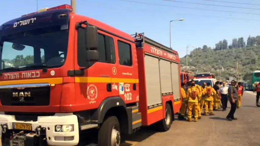 שריפת יער באזור בית שמש 24 יולי 2015 שריפת יער באזור בית שמש 24 יולי 2015