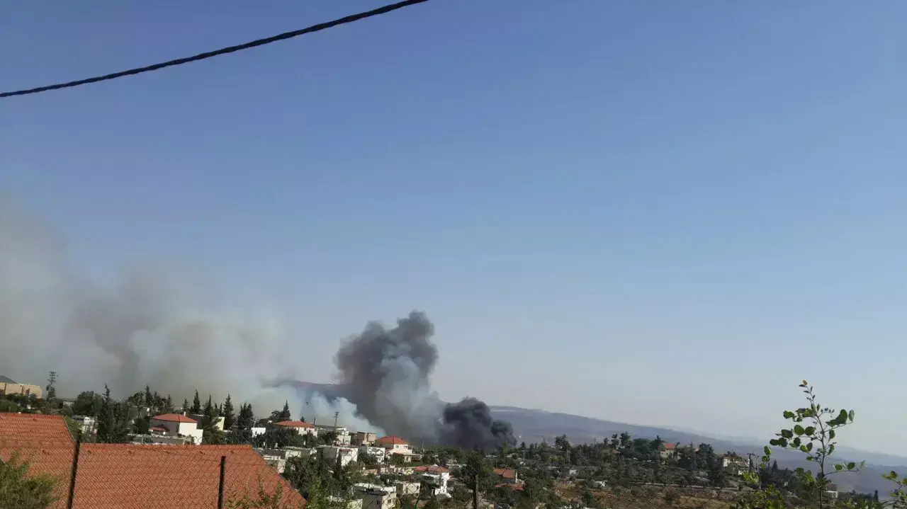 שריפת חורש באלון מורה, 26 ביולי 2015 שריפת חורש באלון מורה, 26 ביולי 2015