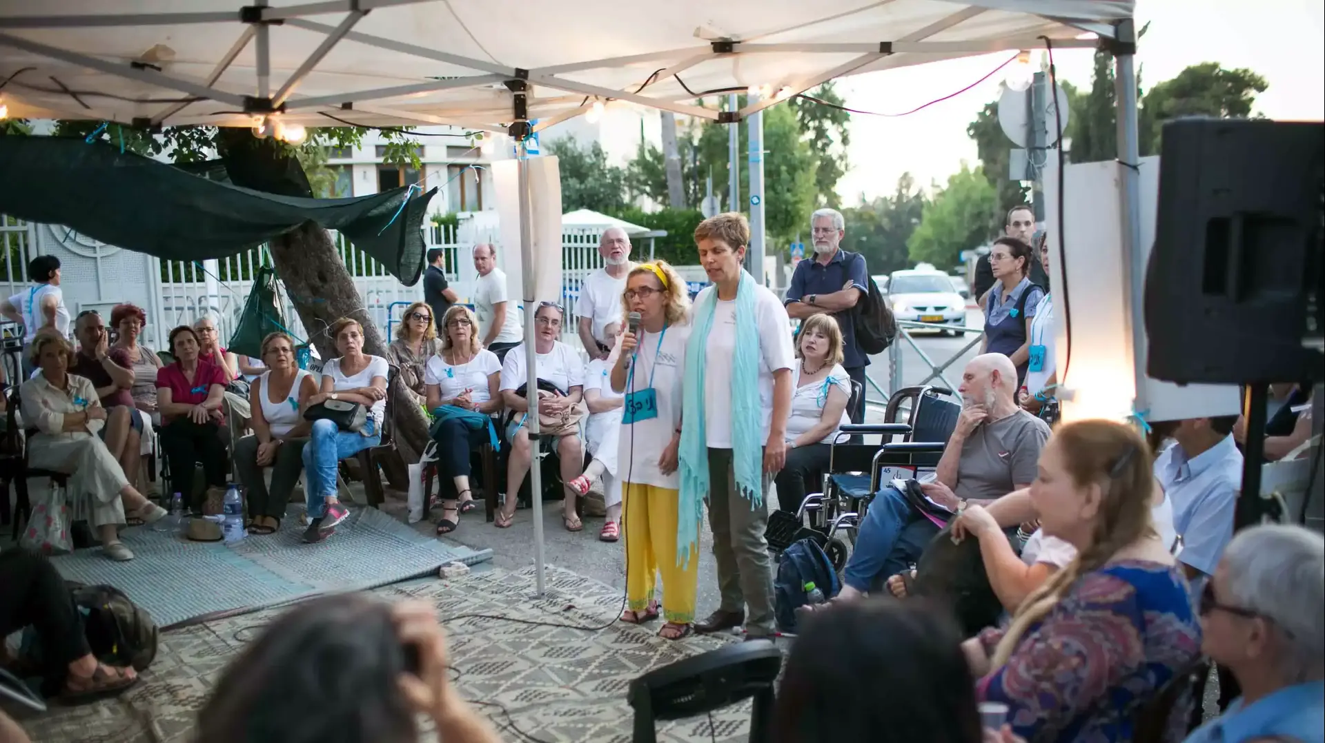 מאהל נשים עושות שלום, יולי 2015 מאהל נשים עושות שלום, יולי 2015