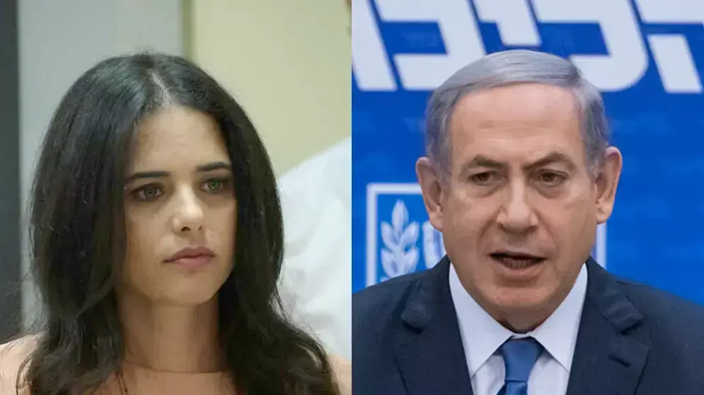 ראש הממשלה בנימין נתניהו והשרה איילת שקד ראש הממשלה בנימין נתניהו והשרה איילת שקד