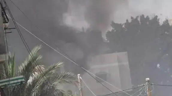 פיצוץ נפל של טיל ברפיח פיצוץ נפל של טיל ברפיח
