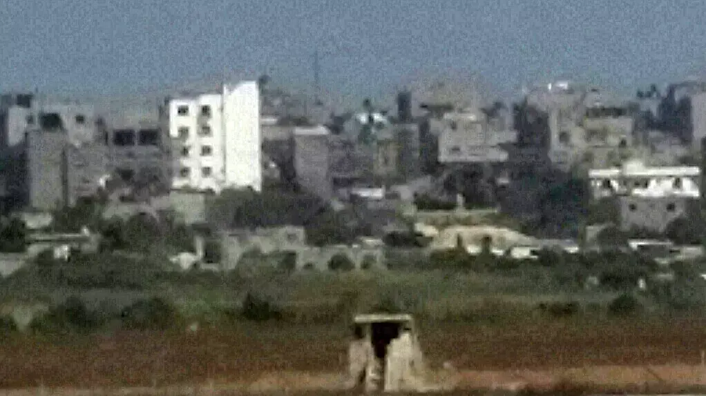 מגדל של החמאס בגבול הרצועה, אוגוסט 2015 מגדל של החמאס בגבול הרצועה, אוגוסט 2015