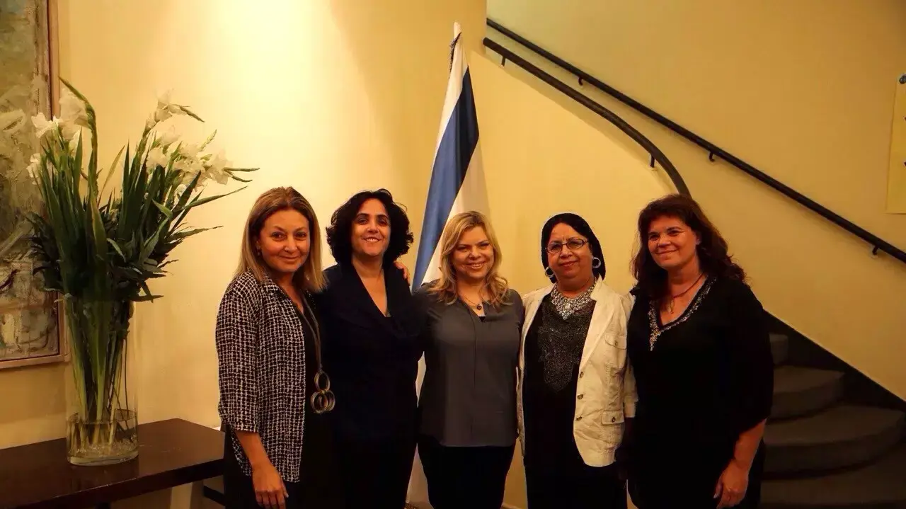 שרה נתניהו אירחה "נשים עושות שלום" בבית ראש הממשלה שרה נתניהו אירחה "נשים עושות שלום" בבית ראש הממשלה