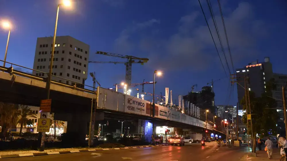 פירוק גשר מעריב, אוגוסט 2015 פירוק גשר מעריב, אוגוסט 2015
