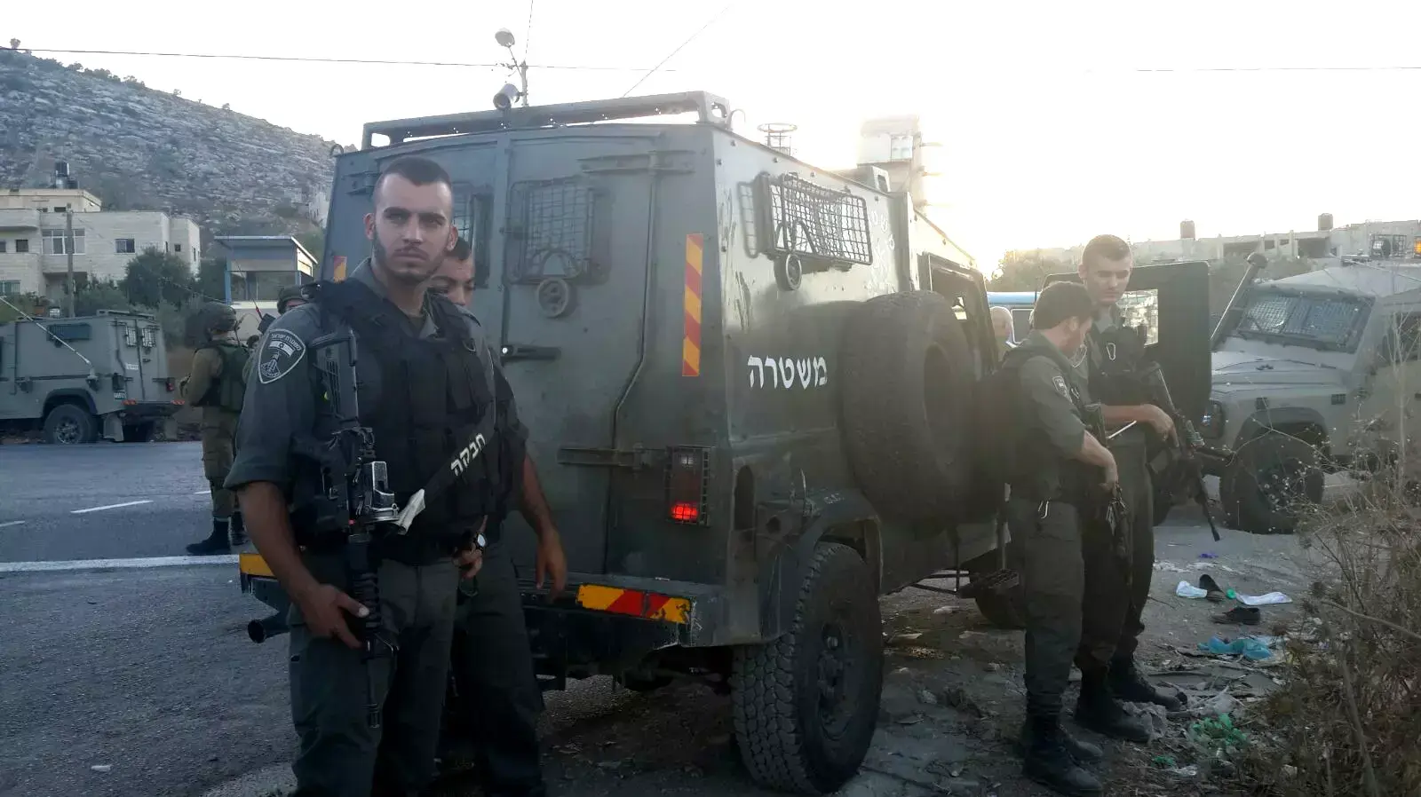 פיגוע הדקירה באזור צומת תפוח פיגוע הדקירה באזור צומת תפוח
