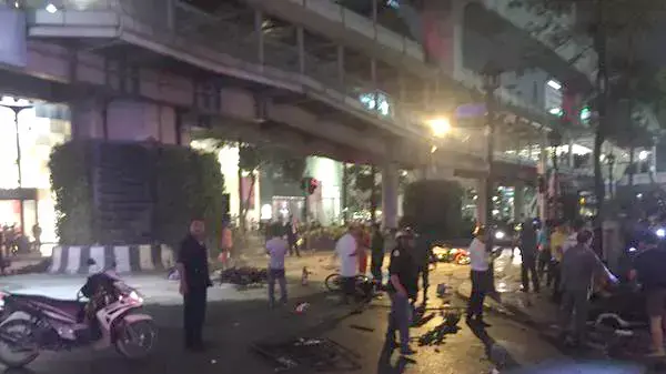 פיצוץ במרכז בנגקוק, בירת תאילנד פיצוץ במרכז בנגקוק, בירת תאילנד