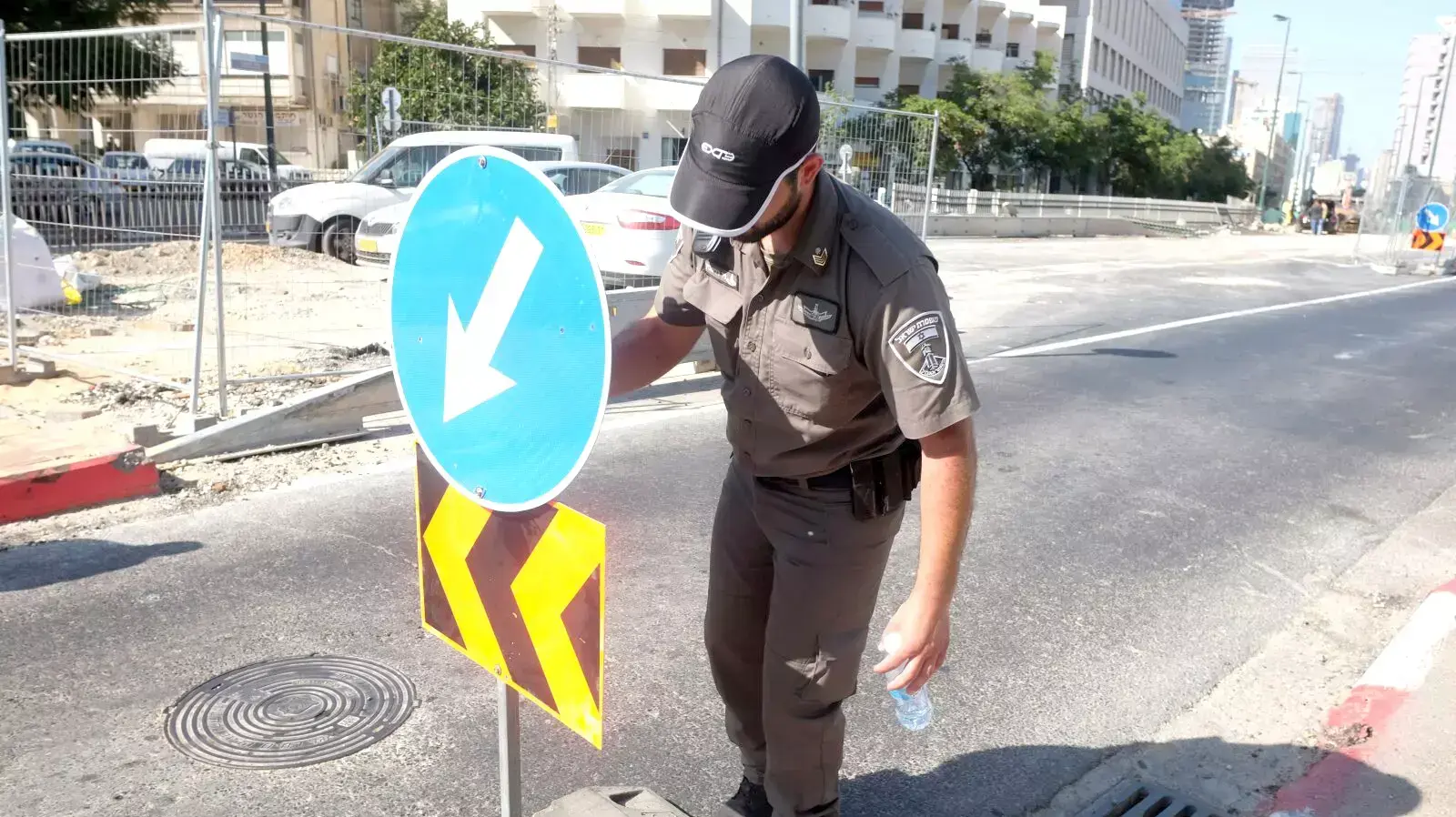 חסימות לקראת הפיצוץ של גשר מעריב, אוגוסט 2015