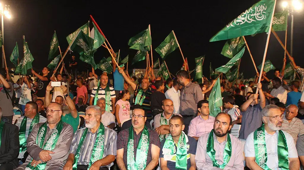 עצרת של התנועה האיסלאמית באיצטדיון בטייבה, שבמרכזה עניינו של מוחמד עלאן. העציר ששבת רעב.