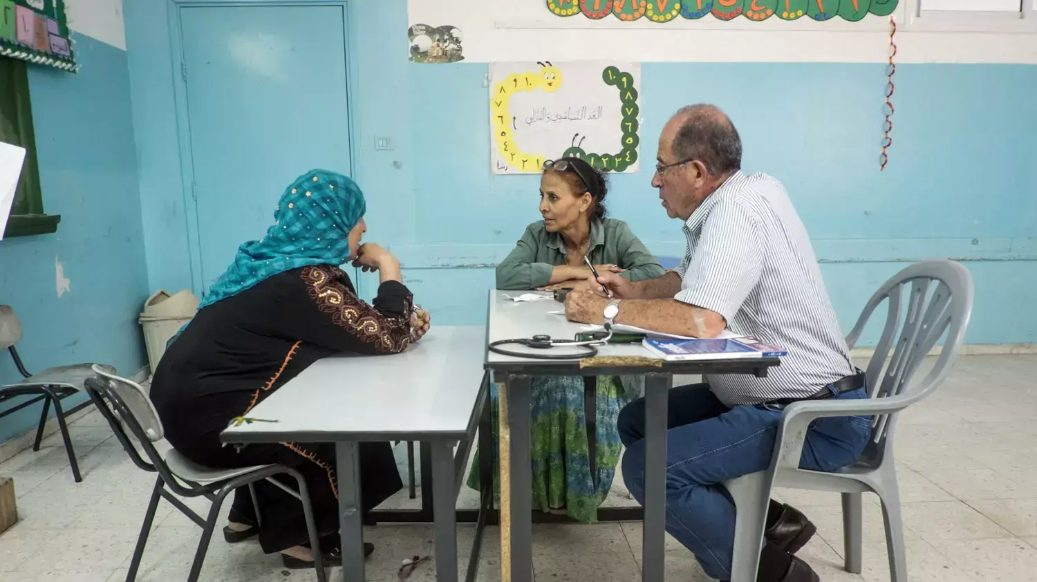 רופאים ביקרו בכפר דומא, אוגוסט 2015 רופאים ביקרו בכפר דומא, אוגוסט 2015