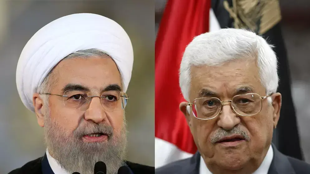 יו"ר הרשות הפלסטינית אבו מאזן ונשיא איראן חסן רוחאני יו"ר הרשות הפלסטינית אבו מאזן ונשיא איראן חסן רוחאני