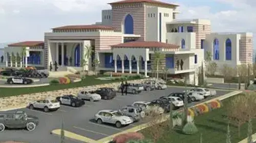 הדמייה של ארמון האירוח של אבו מאזן הדמייה של ארמון האירוח של אבו מאזן