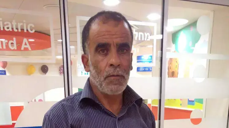 חוסיין דוואבשה, מחלקת ילדים בבית חולים שיבא בתל השומר, 27 באוגוסט 2015