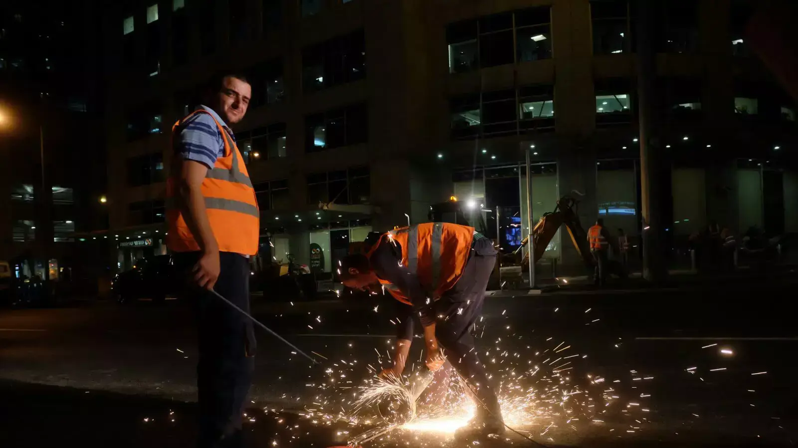 עבודות הרכבת הקלה בגוש דן, רמת גן, 27 באוגוסט 2015 עבודות הרכבת הקלה בגוש דן, רמת גן, 27 באוגוסט 2015