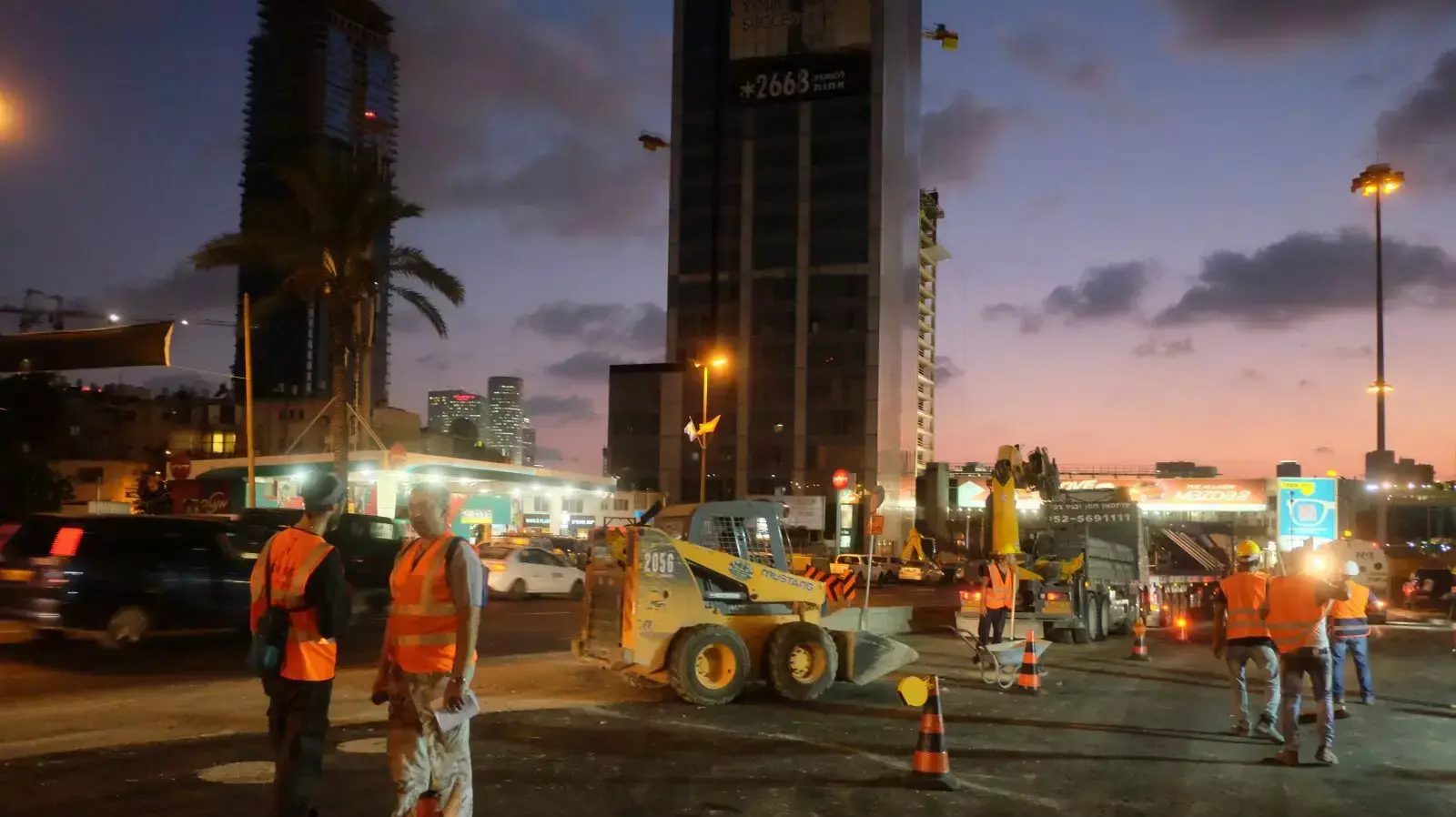 עבודות הרכבת הקלה בגוש דן, רמת גן, 27 באוגוסט 2015 עבודות הרכבת הקלה בגוש דן, רמת גן, 27 באוגוסט 2015